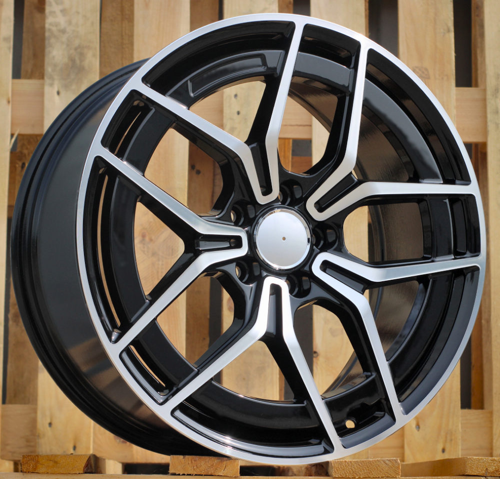 Diski R18 5x112 J7.5 ET40 RACINGLINE 3S1034 MERCEDES Black Polished