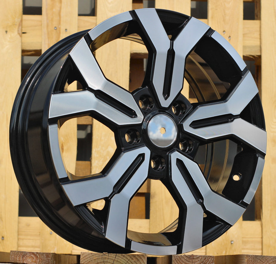 Diski R16 4x100 J6.5 ET40 RACINGLINE B1110 DACIA Black Polished