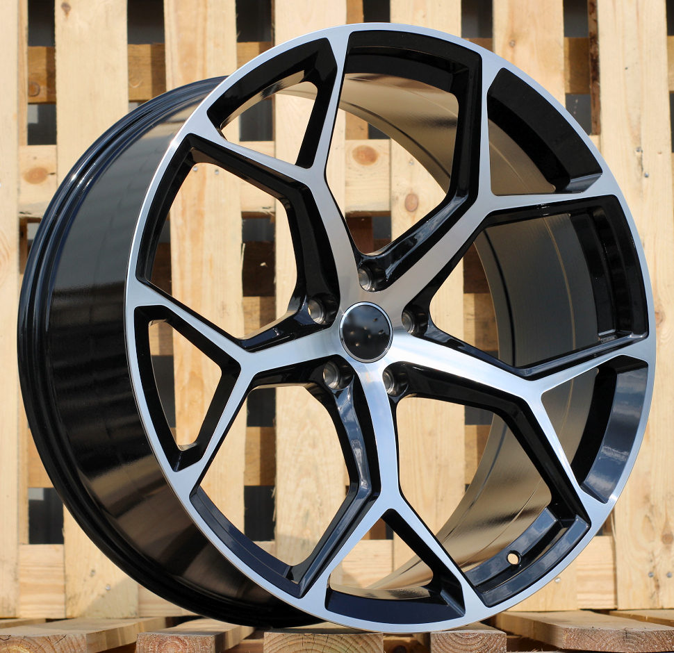 Diski R19 5x112 J8.5 ET35 RACINGLINE I5598 AUDI Black Polished (Hybrid Forged)