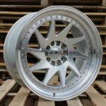 Diski R20 5×120 J9.5 ET25 RACINGLINE XFA39 Silver +Polished Lip (Rear+Front)