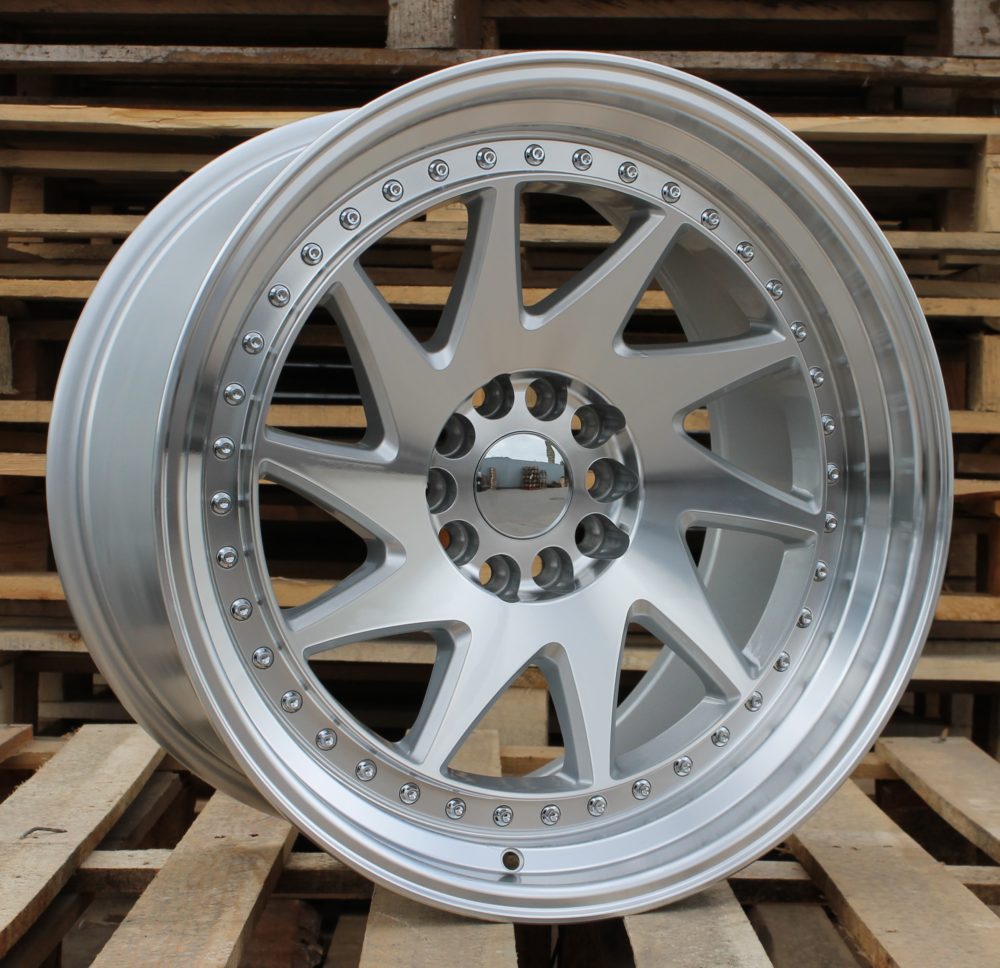 Diski R20 5x120 J9.5 ET25 RACINGLINE XFA39 Silver +Polished Lip (Rear+Front)