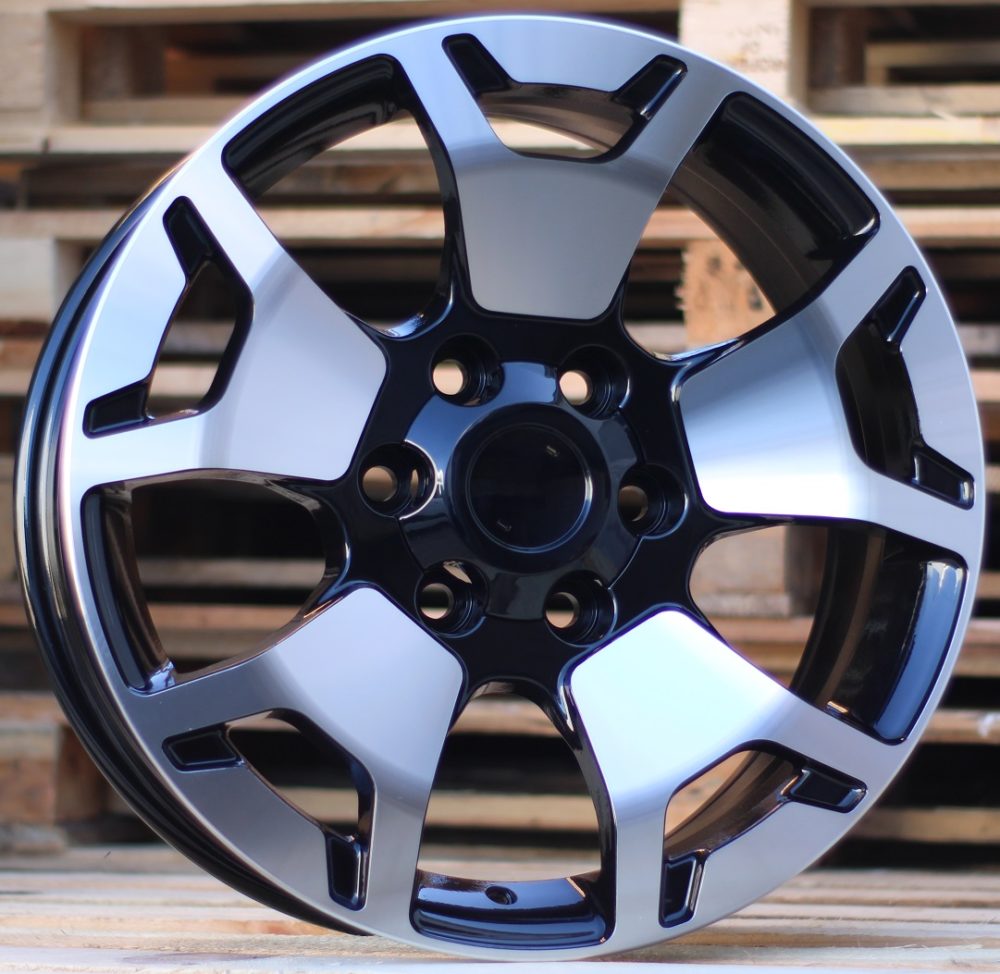 Diski R18 6x139.7 J7.5 ET25 RACINGLINE B1460 TOYOTA Black Polished