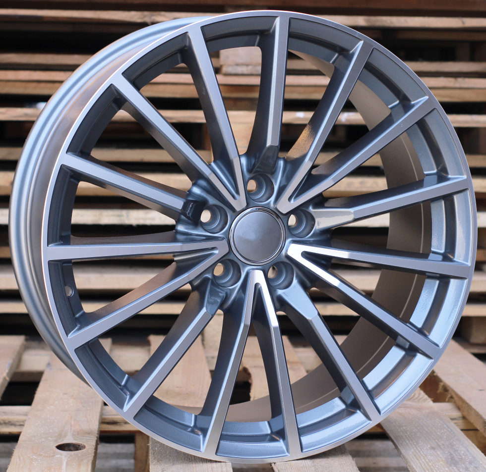 Diski R17 5x112 J7.5 ET42 RACINGLINE B5246 AUDI Grey Polished