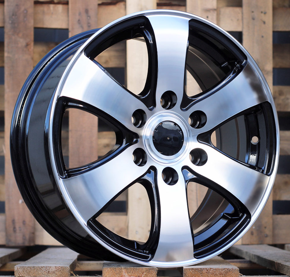 Diski R16 5x114.3 J7 ET45 OPEL BK747 Black Polished