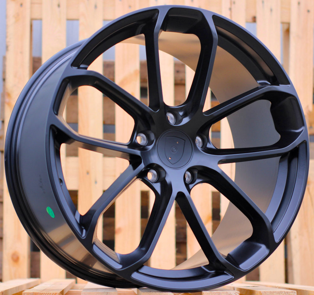 Diski R20 5x130 J9.5 ET46 RACINGLINE H5084 PORCHE Black Half Matt