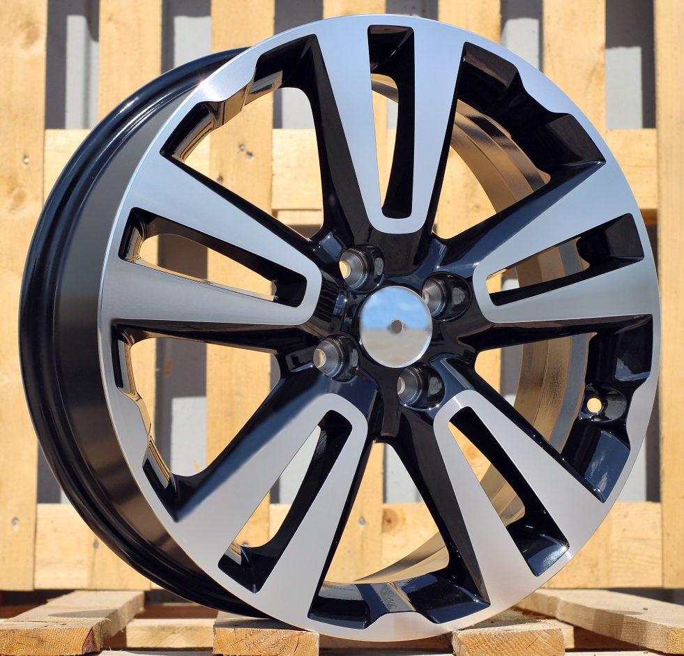 Diski R17 4x100 J6.5 ET43 RACINGLINE L2093 Black Polished