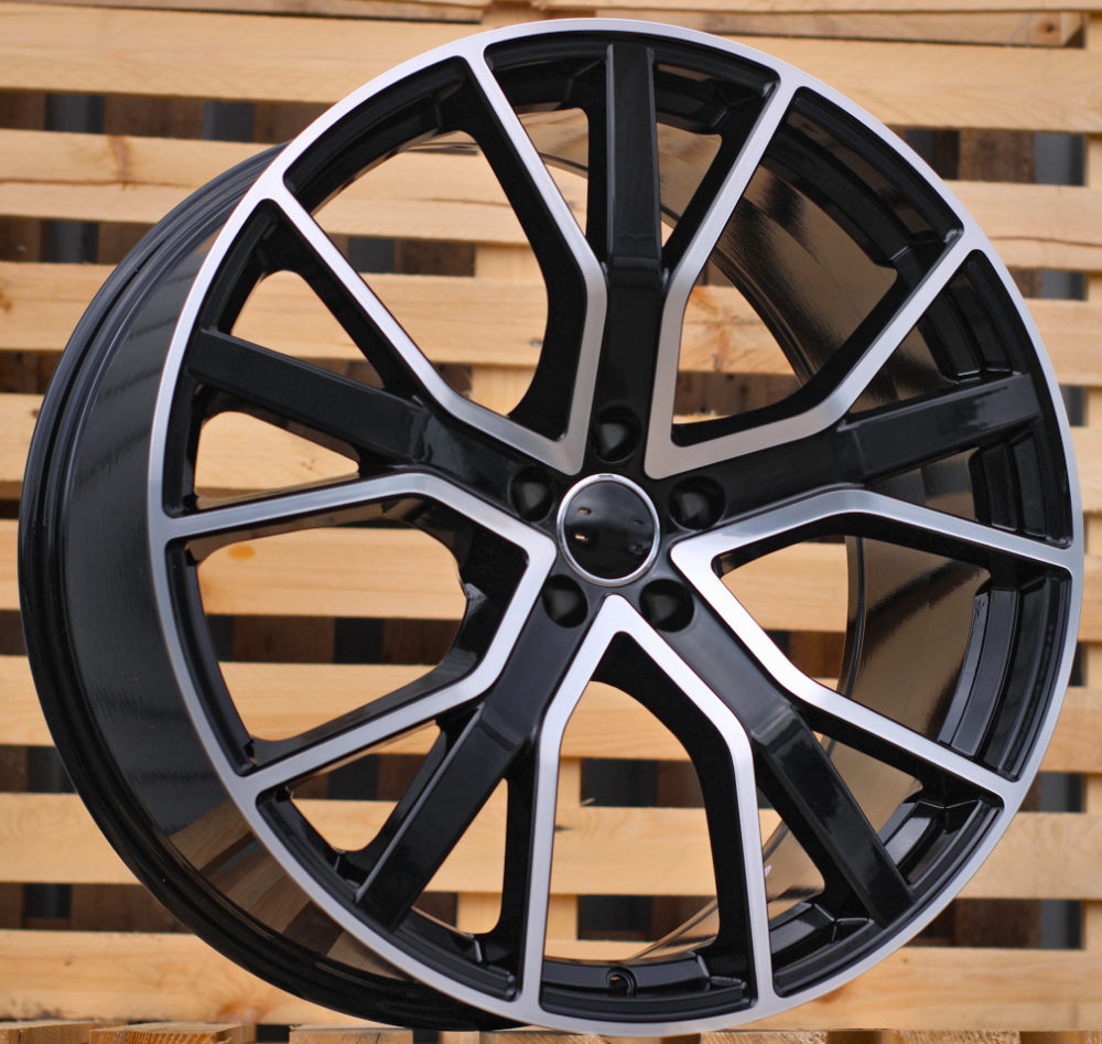 Diski R18 5x112 J8 ET39 RACINGLINE B5131 AUDI Black Polished