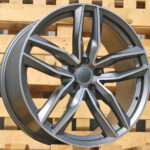 Diski R20 5×112 J9 ET33 RACINGLINE BK690 AUDI Grey Polished Half Matt