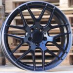 Diski R18 5×112 J8 ET40 RACINGLINE A1257 MERCEDES Black Half Matt +Polished Lip