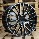 Diski R20 5×130 J10.5 ET64 RACINGLINE FE179 PORCHE Black Polished (Rear+Front)