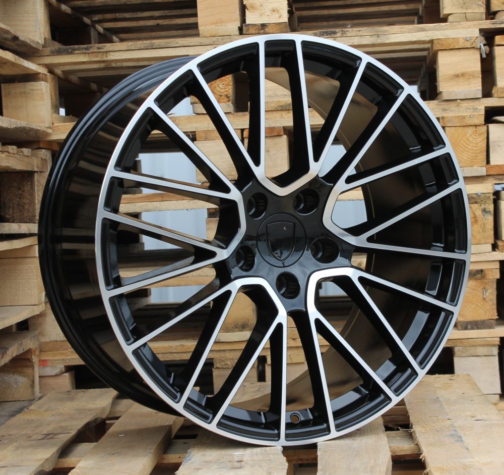 Diski R20 5x130 J10.5 ET64 RACINGLINE FE179 PORCHE Black Polished (Rear+Front)