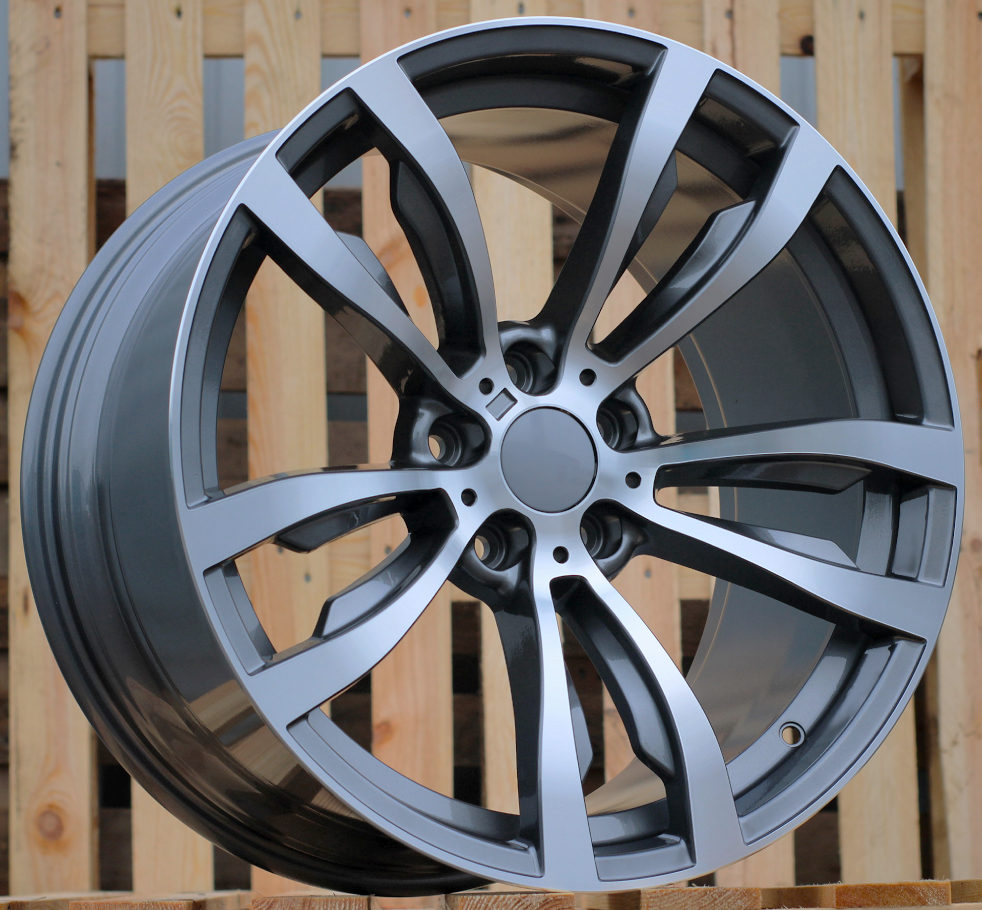 Diski R20 5x120 J10 ET40 RACINGLINE B1057 BMW Grey Polished (Rear+Front)