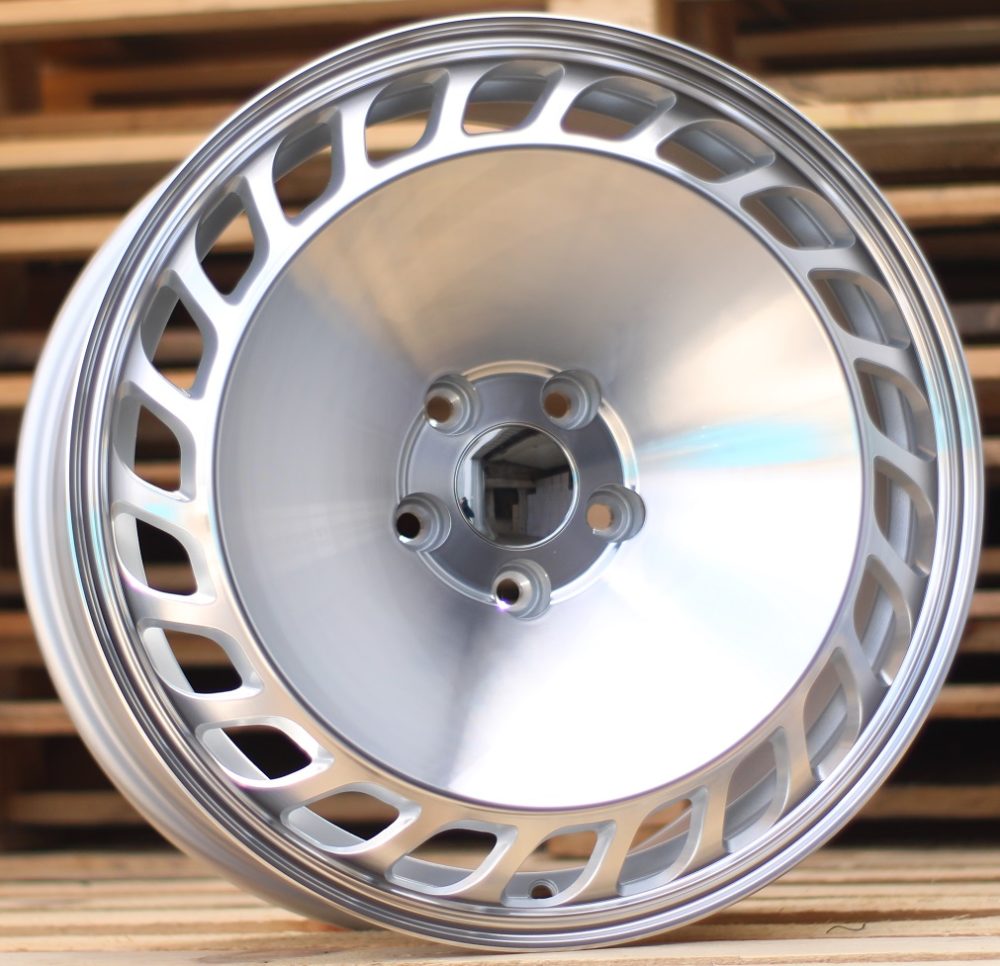 Diski R18 5x112 J9 ET40 RACINGLINE FLG34 Silver Polished (Rear+Front)