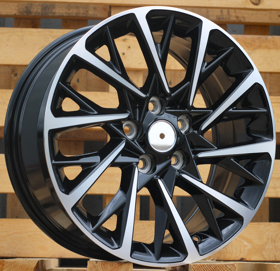 Diski R17 5x114.3 J7.5 ET45 RACINGLINE I0241 HYUNDAI Black Polished