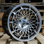 Diski R15 4×100 J8 ET25 RACINGLINE LU519 Black Polished