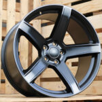 Diski R20 5×115 J10.5 ET22 DODGE B1671 Black Half Matt (Rear+Front)