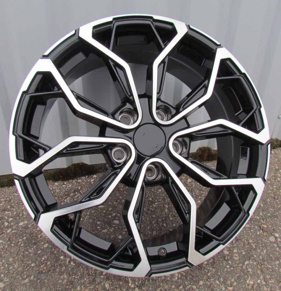 Diski R17 4x100 J7 ET44 RACINGLINE XF260 RENAULT Black Polished