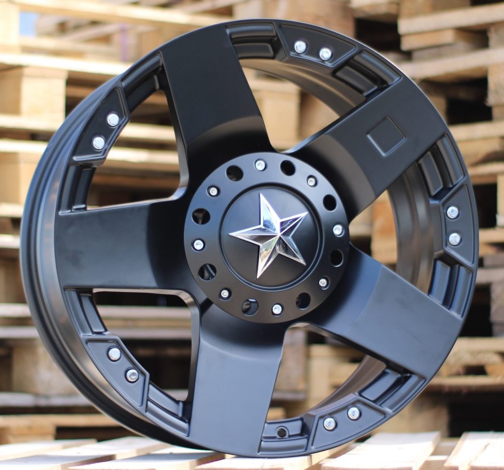 Diski R18 12x114/120 J9 ETM12 RACINGLINE A5187 4X4 Black Matt