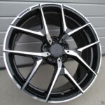 Diski R17 5×112 J8 ET40 RACINGLINE XE137 MERCEDES Black Polished