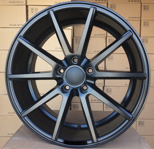 Diski R18 5x112 J9 ET38 HAXER HX014 Black Half Matt (Rear+Front)