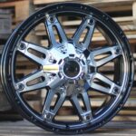 Diski R17 12×135/139 J8 ET RACINGLINE QC801 4X4 Black Polished