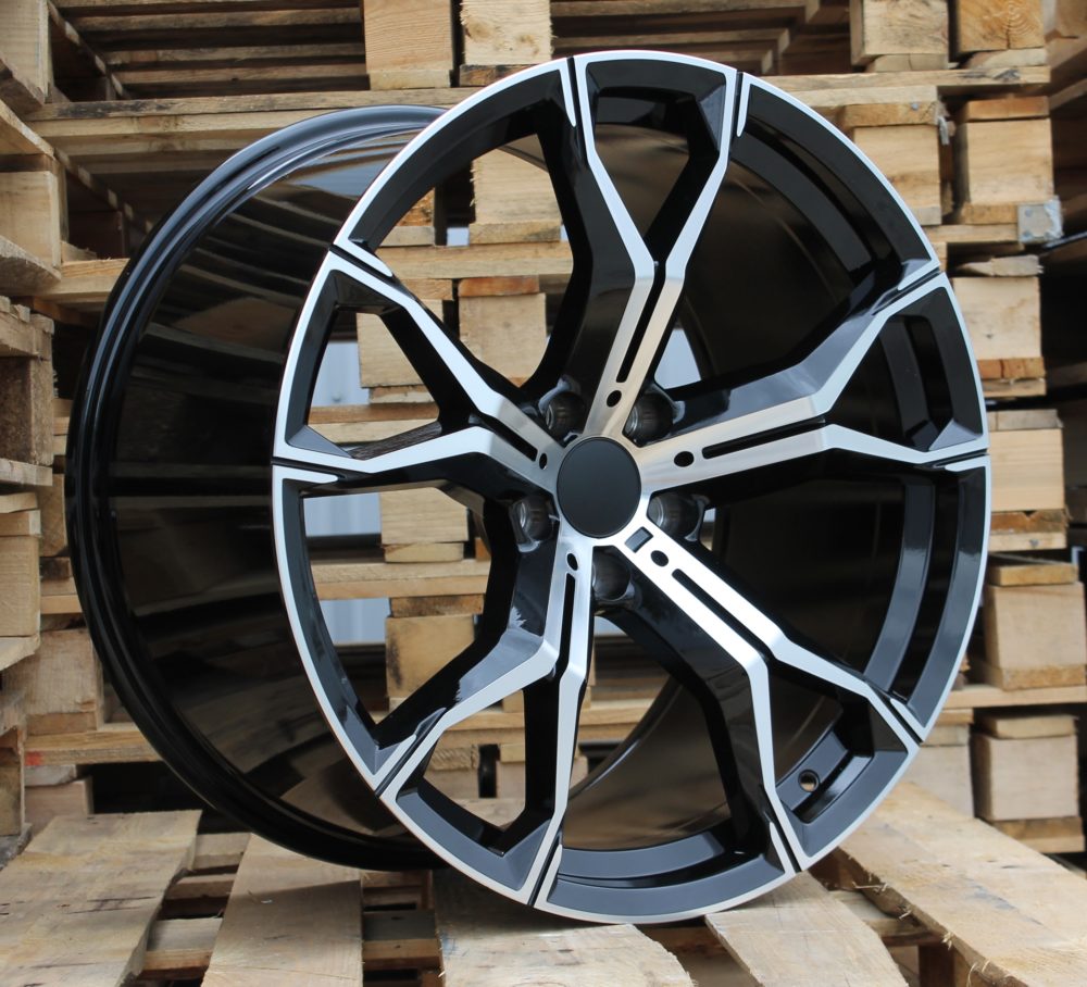 Diski R20 5x112 J9 ET35 RACINGLINE B5498 BMW Black Polished (Rear+Front)