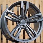 Diski R20 5×120 J8.5 ET33 RACINGLINE BY983 BMW Grey Polished (Rear+Front)