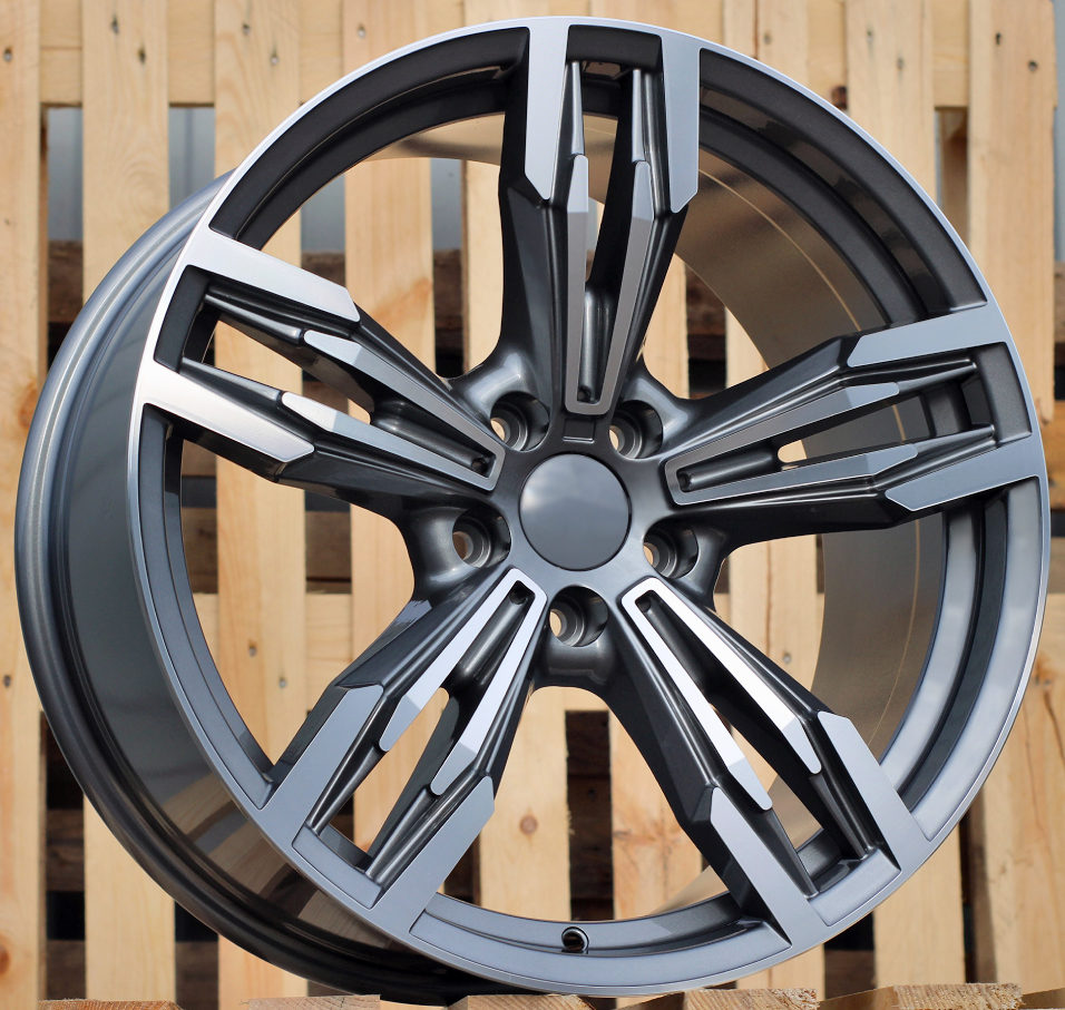 Diski R20 5x120 J8.5 ET33 RACINGLINE BY983 BMW Grey Polished (Rear+Front)