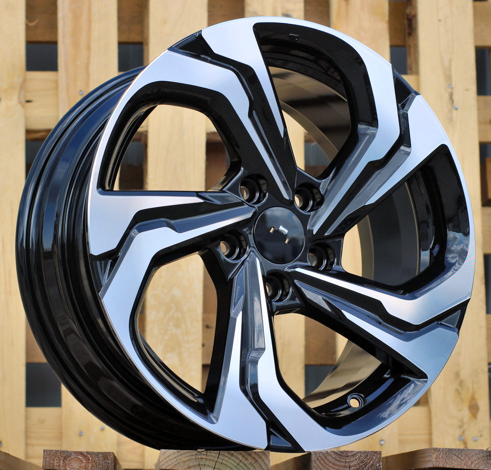 Diski R17 5x114.3 J7.5 ET45 RACINGLINE D2019 Black Polished