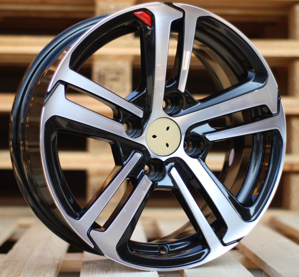 Diski R15 4x108 J6.5 ET20 RACINGLINE A5017 CITROEN Black Polished