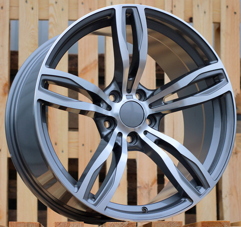 Diski R19 5x120 J8.5 ET33 RACINGLINE E492 BMW Grey Polished (Rear+Front)