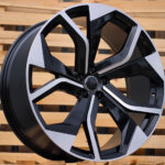 Diski R23 5×112 J10 ET20 RACINGLINE B1637 AUDI Black Polished