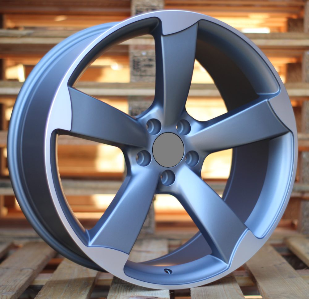 Diski R16 5x100 J7.5 ET36 RACINGLINE BK217 AUDI Grey Polished Half Matt