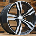 Diski R19 5×112 J8.5 ET25 RACINGLINE B5327 BMW Black Polished (Rear+Front)