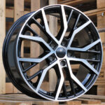 Diski R16 5×112 J7 ET45 RACINGLINE BK713 VW Black Polished