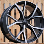 Diski R18 5×112 J7.5 ET45 RACINGLINE B5801 VW Black Polished