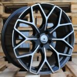 Diski R18 4×100 J8 ET30 RACINGLINE B1449 SMART Black Polished Half Matt