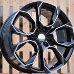 Diski R16 5×100 J6.5 ET40 RACINGLINE SK516 SKODA Black Polished