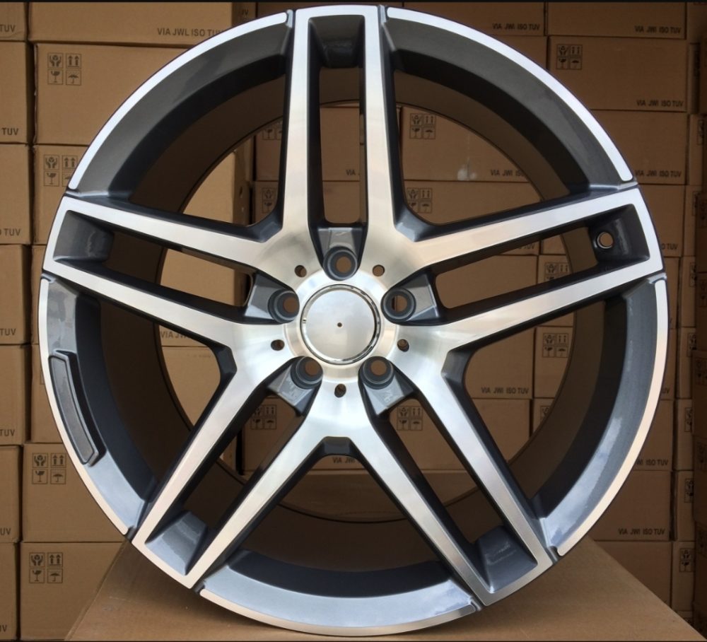 Diski R19 5x112 J9.5 ET43 RACINGLINE BK967 MERCEDES Grey Polished +PC