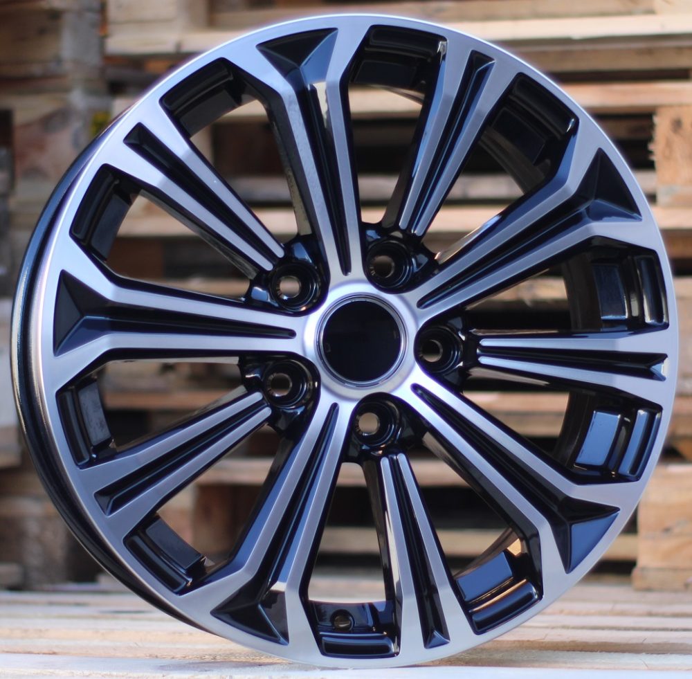 Diski R16 5x114.3 J6.5 ET40 RACINGLINE B5845 TOYOTA Black Polished