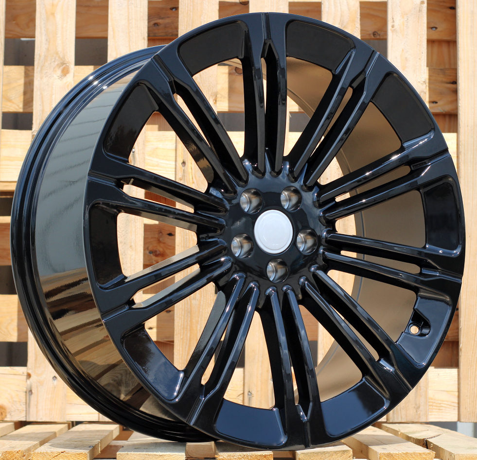 Diski R22 5x108 J9.5 ET45 RACINGLINE B1808 LANDROVER Black