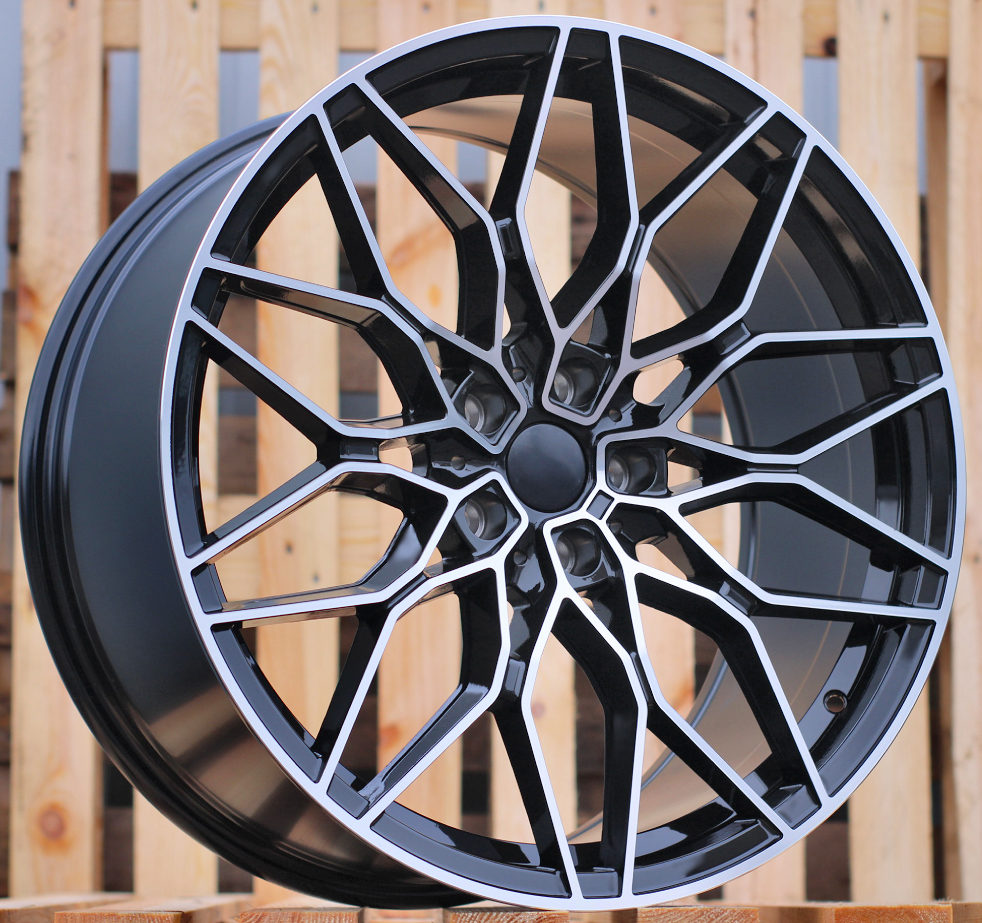 Diski R20 5x120 J9.5 ET38 RACINGLINE IN292 BMW Black Polished (Rear+Front)