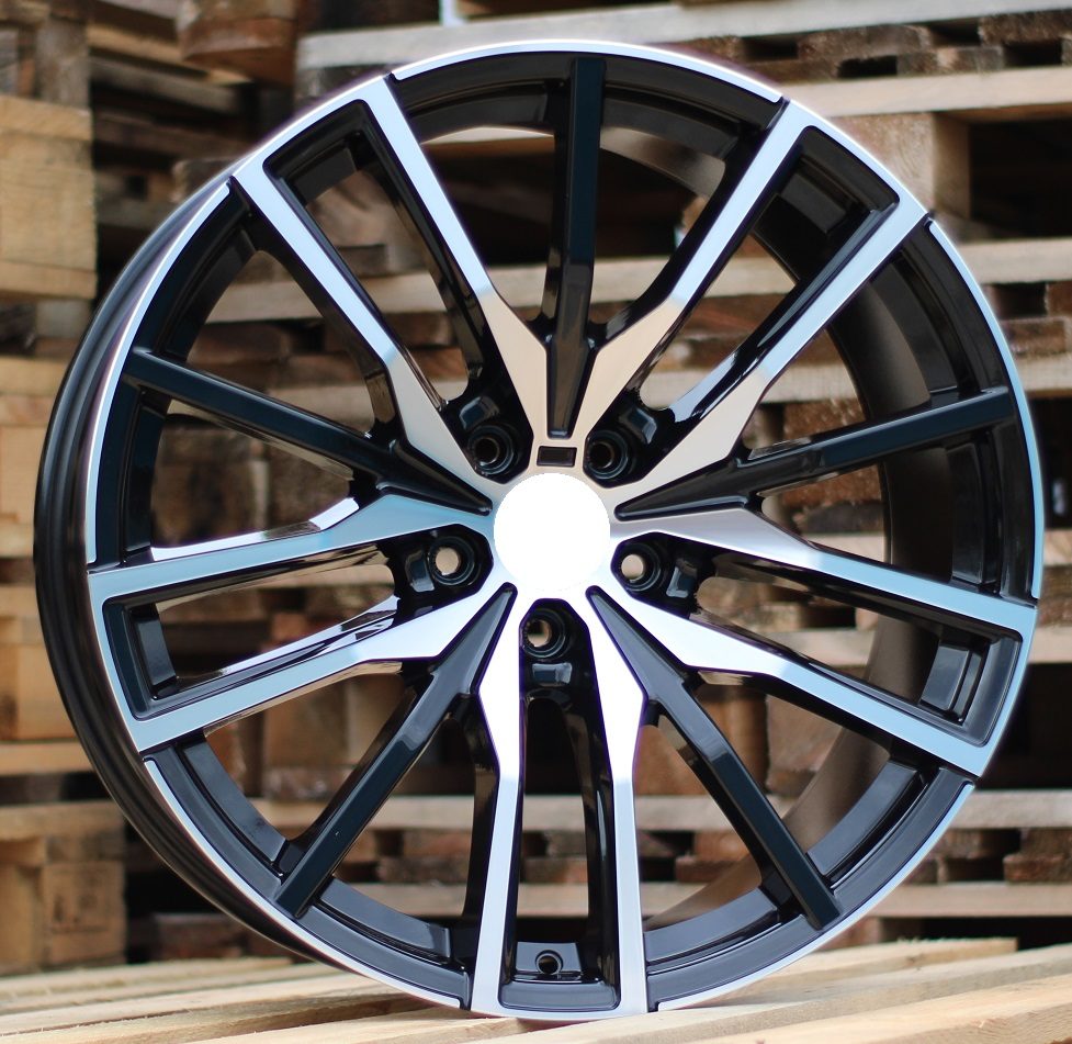 Diski R20 5x112 J10.5 ET40 RACINGLINE B5464 BMW Black Polished +PC (Rear+Front)