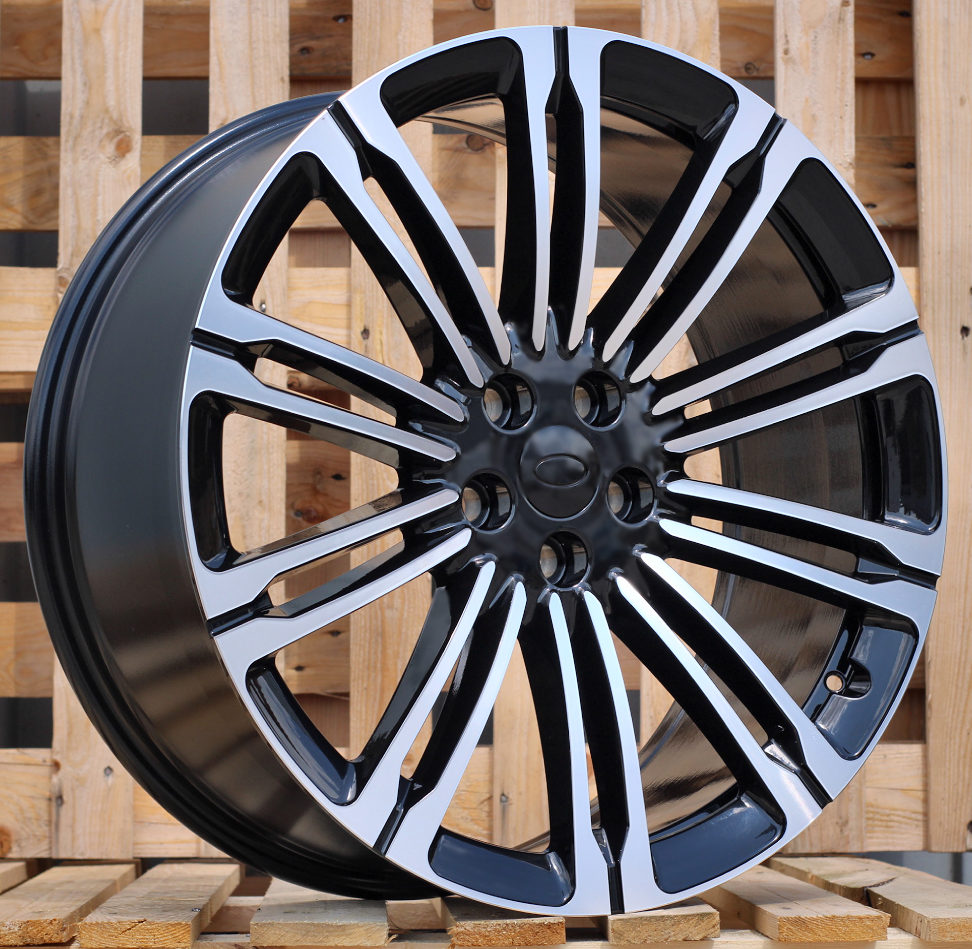 Diski R24 5x120 J9.5 ET45 RACINGLINE 3S1066 LANDROVER Black Polished