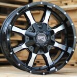 Diski R18 10×120/127 J9 ET RACINGLINE A8037 4X4 Black Polished