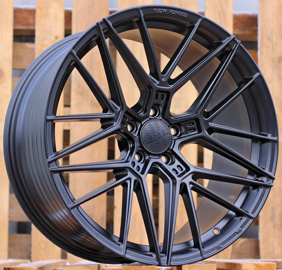 Diski R20 5x112 J8.5 ET35 HAXER HX07F Black Half Matt