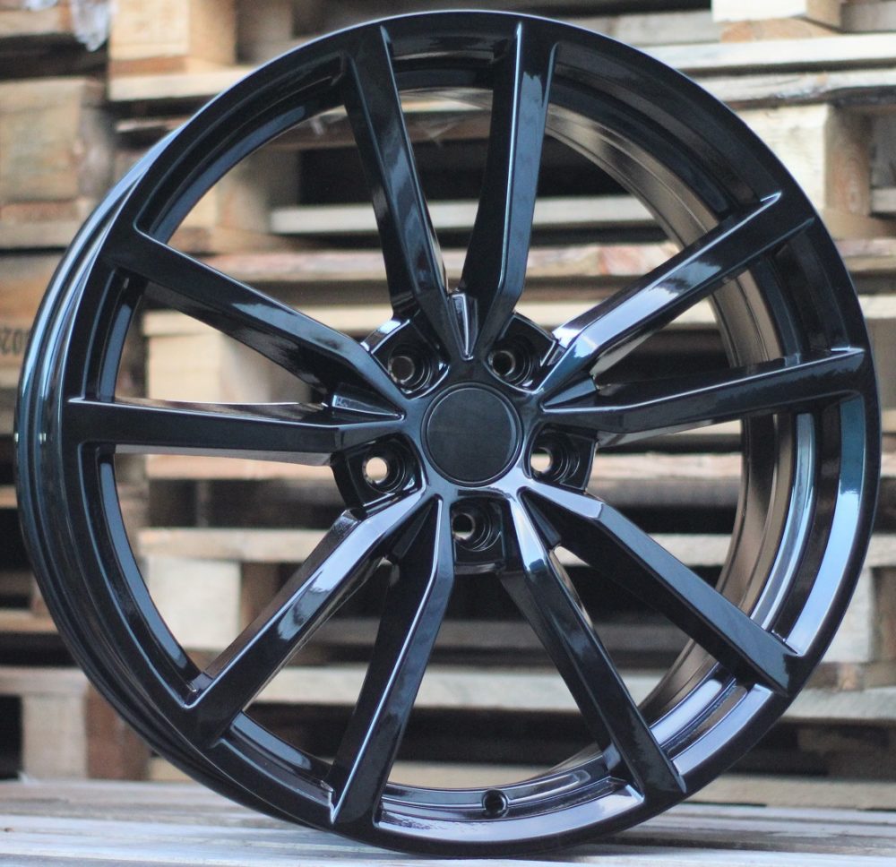 Diski R17 5x112 J7.5 ET45 RACINGLINE BK864 VW Black