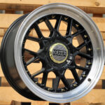 Diski R17 10×112/120 J8 ET30 HAXER L1880 Black +Polished Lip