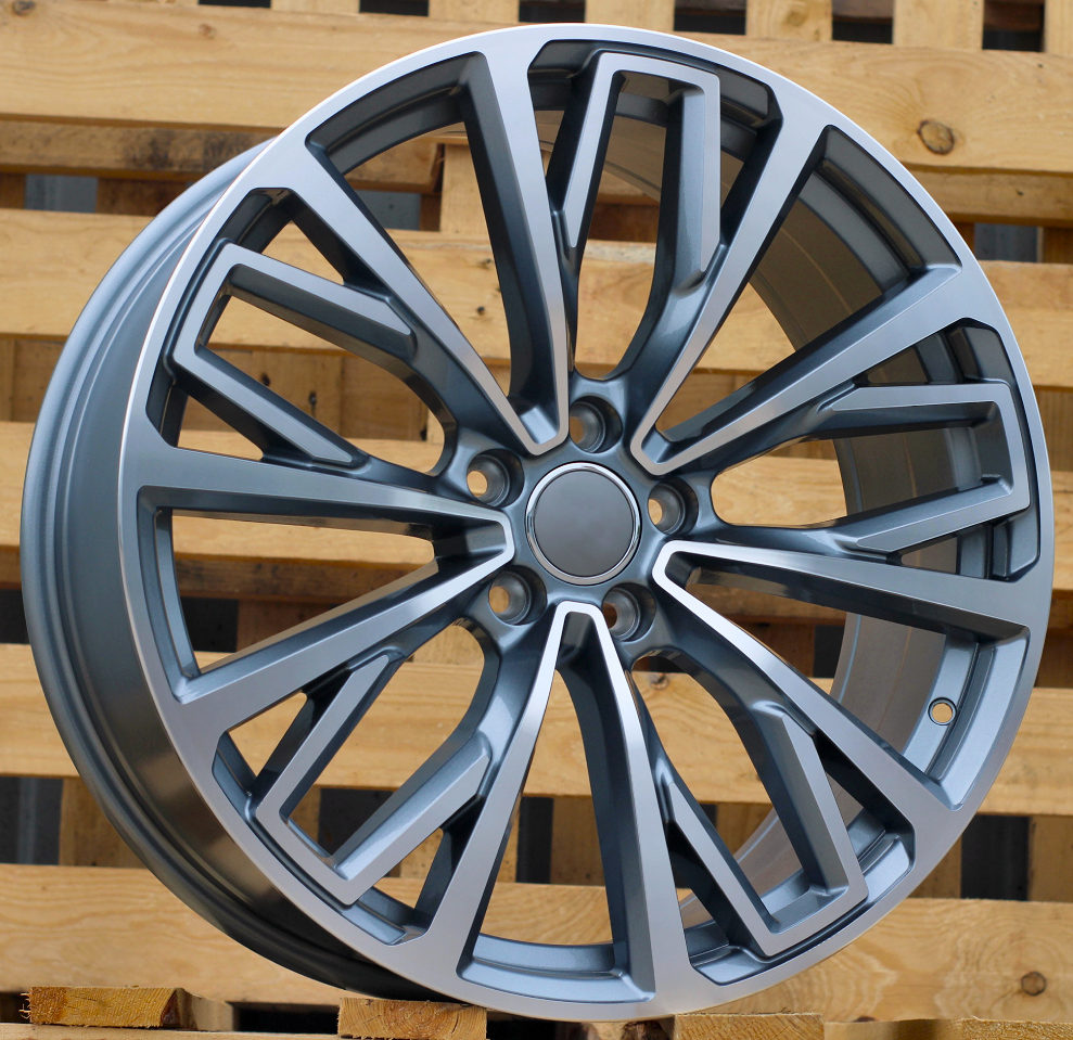 Diski R18 5x112 J8 ET39 RACINGLINE B1453 AUDI Grey Polished