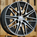 Diski R18 5×112 J7.5 ET40 RACINGLINE Y0102 MERCEDES Black Polished (Rear+Front)